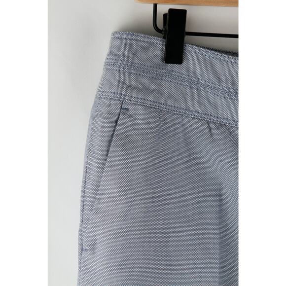 Ann Taylor Blue Woven Cotton Cropped Trouser Pant. Women's Size 6 - Picture 6 of 11